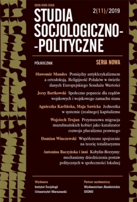 Studia Socjologiczno-Polityczne... nr 2(11)/2019 - Opracowanie zbiorowe