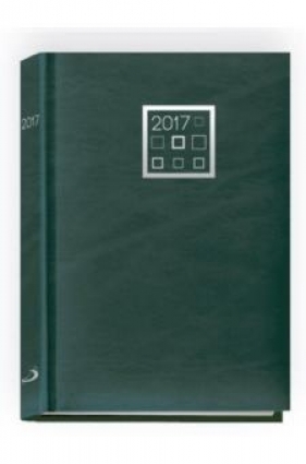 Terminarz 2017 A5 standard - zielony