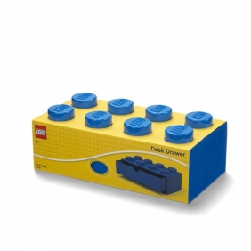Lego, szufladka na biurko klocek Brick 8 - Niebieska (40211731)
