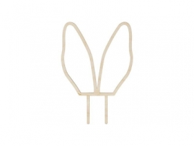 Drewniany topper Uszy Królika 20cm
