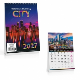 Kalendarz 2027 biurkowy City