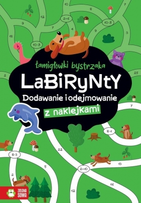 Łamigłówki bystrzaka Labirynty Dodawanie i odejmowanie - Zuzanna Osuchowska