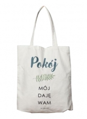 Torba bawełniana eco - Pokój mój daję wam