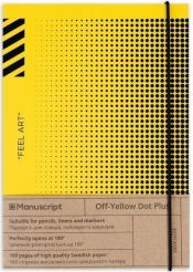 Notatnik Manuscript A5/80K - Off-yellow Dot Plus
