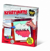 Zestaw kreatywny Mapa Polski (65003)