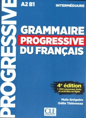 Grammaire progressive niveau intermediaire A2 B1 +CD - Maïa Grégoire, Odile Thievenaz