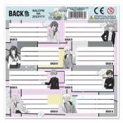 Nalepki na zeszyty BackUP Komiks Anime (25szt)