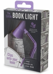 The Little Book Light Lampka do książki liliowa