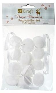 PUSZYSTE BOMBKI 3 CM 12 SZT  CRAFT