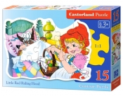 Puzzle konturowe Little Red Riding Hood 15 elementów (015030)