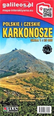 Mapa tur. - Karkonosze pol. i czeskie 1:25 000 lam - Opracowanie zbiorowe