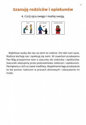 Dziesięć przykazań. Karty pracy dla uczniów ze specjalnymi potrzebami edukacyjnymi i trudnościami - Łukasz Barszczewski, Marcin Klotz, Anna Mielecka, Ewelina Anna Turko