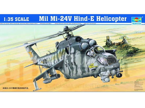 TRUMPETER Mil Mi24V HindE Helicopter (05103) 