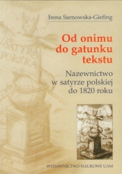 Od onimu do gatunku tekstu