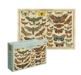 Puzzle 2000: Vintage Nature 1 - Butterflies