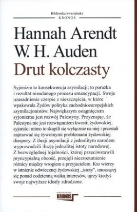Drut kolczasty - Wystan Hugh Auden, Hannah Arendt