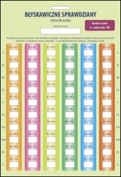 Błyskawiczne sprawdziany matematyczne. Odejmowanie w zakresie 30. Komplet 12 kart - Opracowanie zbiorowe
