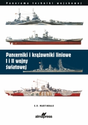 Pancerniki i krążowniki liniowe I i II wojny światowej - E. V. Martindale