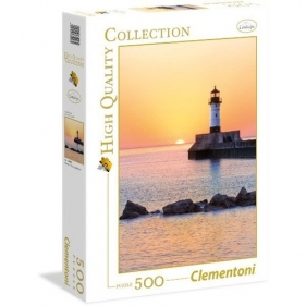 Puzzle 500 High Quality Collection Sunset to the Lighthouse (35003)