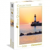 Puzzle 500 High Quality Collection Sunset to the Lighthouse (35003)