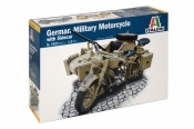 German military motorcycle with sidecar (7403)