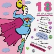 Karnet KW Hologram 18 Supermenka