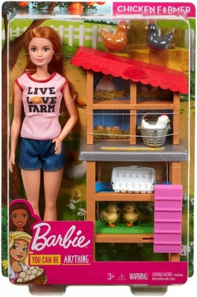 Lalka Barbie Farmerka z kurnikiem (DHB63/FXP15)