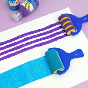 Gąbka do malowania pionowe pasy, 70 mm