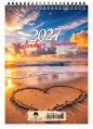 Kalendarz 2027 A5 biurkowy trójdzielny pionowy, 1 szt