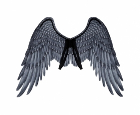 Skrzydła Archanioła czarne 95x75cm
