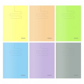Zeszyt A5/60k w kratkę - Transparent Colors (9562034)