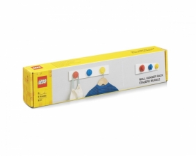 LEGO, Wieszaki na listwie (czerwony, niebieski, żółty) (41110001)