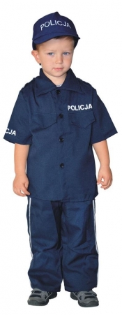 Strój dziecięcy - Policjant lux - rozmiar M