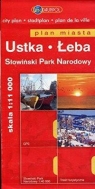 Ustka Łeba Słowiński Park Narodowy plan miasta 1:11 000