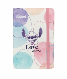 Coolpack, Notes A5/80k linia z gumką Disney Fashion - Stitch pastel (75477PTR)