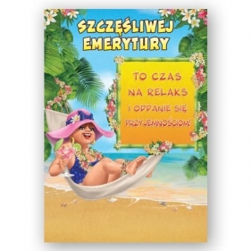 Kartka okolicznościowa Emetytura duża TDF27