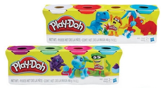 Play-Doh Ciastolina tuba 4-pak mix kolorów (B5517) 