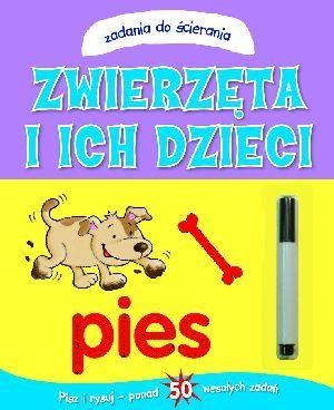 Zwierzęta i ich dzieci. Zadania do ścierania