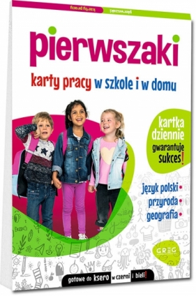 Pierwszaki. Karty pracy w szkole i w domu (Uszkodzona okładka) - Marta Kurdziel