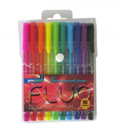 Długopis Fluo 10 kolorów
