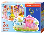 Puzzle konturowe 2w1 The Princess Ball (020034)