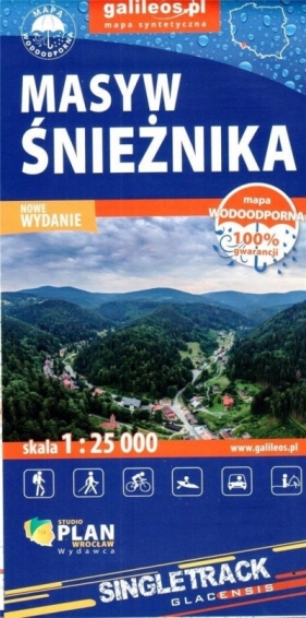 Mapa - Masyw Śnieżnika 1:25 000 - Opracowanie zbiorowe