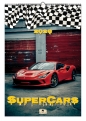 Kalendarz 2026 ścienny dwustronny A3 - Super cars
