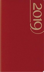 Terminarz 2019 Standard tygodniowy - rubinowy