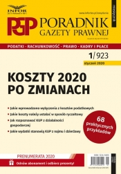 Koszty 2020 po zmianach - Opracowanie zbiorowe