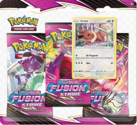 Karty Fusion Strike 3-Pack Blister Eevee (9208B Eevee)