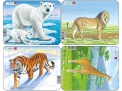 Niedźwiedź polarny / Lew / Tygrys / Żyrafa - <br />