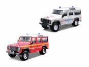 Bburago, Land Rover Defender 110 1:50 - Straż/Policja (mix wzorów)
