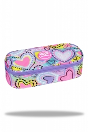 Coolpack, Piórnik jednokomorowy bez wyposażenia Campus - Pastel Hearts (F062832)