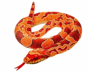 Maskotka Wąż czerwono-pomarańczowy 180cm (13984)